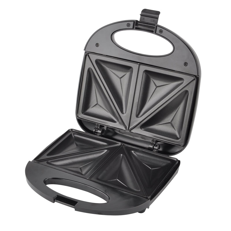 가정용 샌드위치 기계의 베이킹 트레이는 어떤 재료로 만들어지나요?